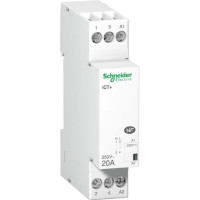 Контактор модульный Schneider Electric Acti9 iCT+ 1P 20A 1NO 230V (A9C15030)