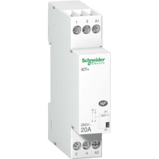 Контактор модульный Schneider Electric Acti9 iCT+ 1P 20A 1NO 230V (A9C15030)