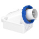 Настінна вилка з коробом, гвинтова, 32А, 2Р+Е, IP67, 200-250В, Schneider Electric 83566