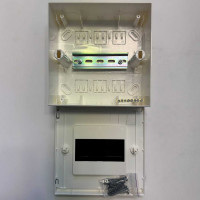 Бокс пластиковый СКИМ 6 модульный накладной IP40 белый (проз дв.) С11902009