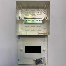 Бокс пластиковый СКИМ 6 модульный накладной IP40 белый (проз дв.) С11902009