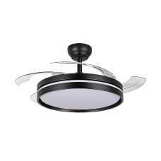 Світлодіодний LED світильник з вентилятором VIDEX CLF06 60W 3000K-4200K-6000K Black