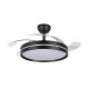 Світлодіодний LED світильник з вентилятором VIDEX CLF06 60W 3000K-4200K-6000K Black