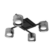 Люстра OPAL 4R GX53 580x580x150-BLACK/CHROME-230-IP20