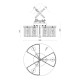 Люстра ROSYNKA 6xE27 3T 500x200-CHROME-230-IP20