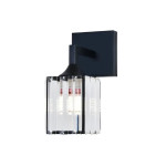 Настінний світильник бра ROSYNKA E14 S 97x185x227-BLACK-230-IP20