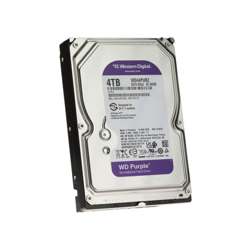 Жорсткий диск Western Digital Purple 3.5" 4TB (WD44PURZ)