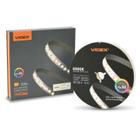 Светодиодная LED лента VIDEX DC24V 60W 5M 6000K Ra98 IP20 (VL-LST28144-24126-B5)