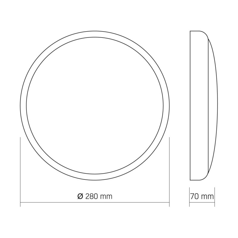 Світильник LED накладний з датчиком руху VIDEX VL-CLR-200-2G 20W 2700-6500K