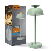 Светодиодная LED настольная лампа с аккумулятором VIDEX VL-TF23G 8.5W 4000K+RGB Green