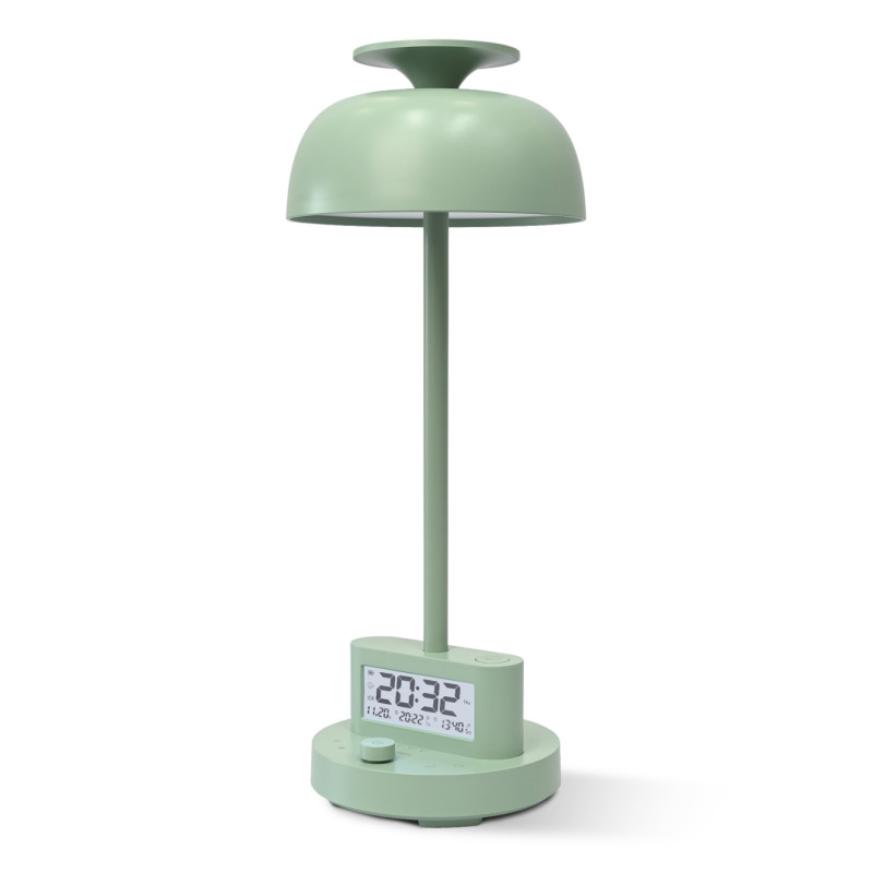 Светодиодная LED настольная лампа с аккумулятором VIDEX VL-TF24G 8W 4000K+RGB Green