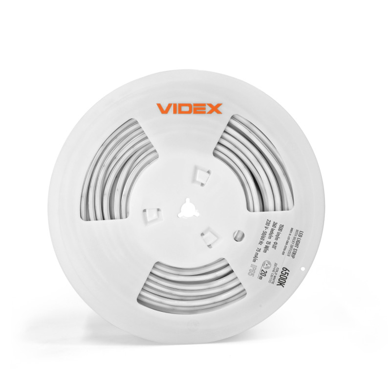 Светодиодная LED лента VIDEX 230V 15W/m 6500K IP65 VL-LST-CB65-22156-B20 (20м)