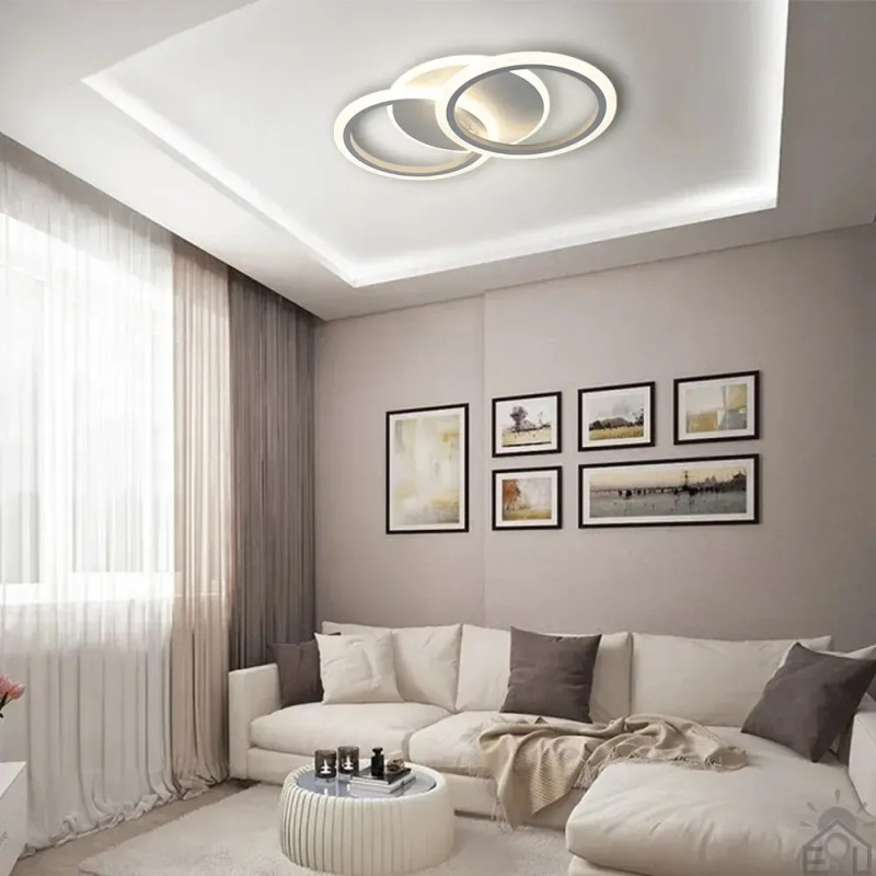 Светодиодная люстра MOKA 60W 3R 440x250x70-WHITE-220-IP20