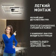 Керована світлодіодна люстра COCO 120W 3S-SMART-750x750x142-BLACK-220-IP20
