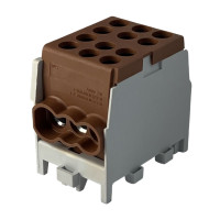 Клеммный распределительный блок FJ-25/16.2BR 100A коричневый Промфактор ( FJ25162BR )