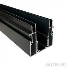 Шинопровід Ardero CABM1004 для натяжних стель вбудований 2м чорний 81036