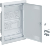 Бокс пластиковый Hager Volta ММ-оборудован. на 24 модулей внутренний с металл. дверками ( VU24NWB )