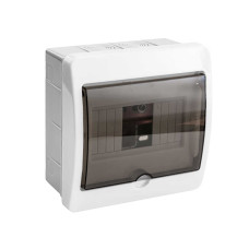 Бокс пластиковый на 6 модулей PIN внутренний КВ-6 прозрачная дверка ( 902401 )