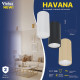 Cвітильник точковий спот накладний HAVANA білий GU10 IP20 Violux ( 340009 )