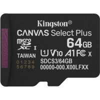 Kingston microSD64GB C10 UHS-I A1 V10 R100MB/s