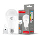 LED лампа аккумуляторная TITANUM A80 12W E27 4000K 230V