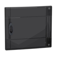 Дверь Schneider Electric PrismaSeT XS пластик 302x300x20 мм для щита 1 ряд 13 модулей Дымчатый