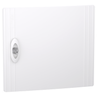Двері Schneider Electric PrismaSeT XS пластик 302x300x20 мм для щита 1 ряд 13 модулів суцільні Білий