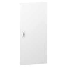 Двері Schneider Electric PrismaSeT XS пластик 302x750x20 для щита 4 ряди 13 модулів суцільні Білий