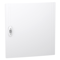Двері Schneider Electric PrismaSeT XS пластик 426x300x20 мм для щита 1 ряд 18 модулів суцільні Білий