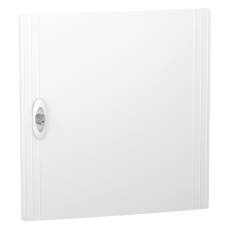 Двері Schneider Electric PrismaSeT XS пластик 426x300x20 мм для щита 1 ряд 18 модулів суцільні Білий