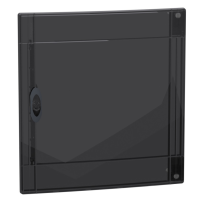Дверь Schneider Electric PrismaSeT XS пластик 426x450x20 мм для щита 2 ряда 18 модулей Дымчатый