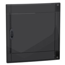 Двері Schneider Electric PrismaSeT XS пластик 426x450x20 мм для щита 2 ряди 18 модулів Димчастий