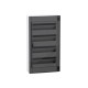 Дверь Schneider Electric PrismaSeT XS пластик 426x750x20 мм для щита 4 ряда 18 модулей Дымчатый