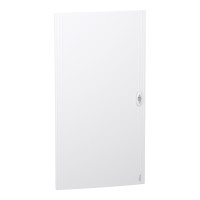 Дверь Schneider Electric PrismaSeT XS пластик 550x1050x20 для щита 6 рядов 24 модуля сплошные Белый