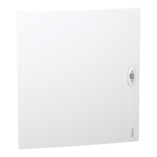 Двері Schneider Electric PrismaSeT XS пластик 550x600x20 мм для щита 3 ряди 24 модулі суцільні Білий