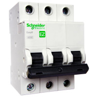 Автоматичний вимикач Easy9, 3P In=16 А, Крива B, 4.5 кА, Schneider Electric (EZ9F14316)