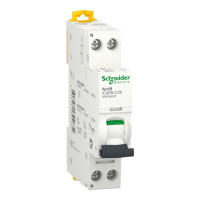Автоматический выключатель Schneider Electric Acti9 iC40N 1P+N 20A 6kA C (A9P54620)