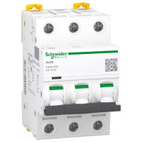 Автоматичний вимикач Schneider Electric Acti9 iC60N 3P 32A 6кА В (A9F78332)