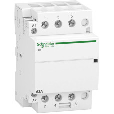 Контактор модульний Schneider Electric 63 А 3NO 220/240 В 50 Гц A9C20863