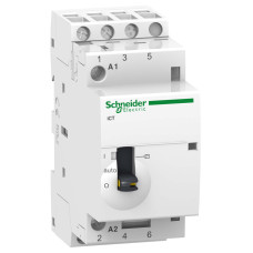 Контактор модульний із ручним керуванням Schneider Electric Acti9 iCT 3P 25A 3NO 230V (A9C21833)