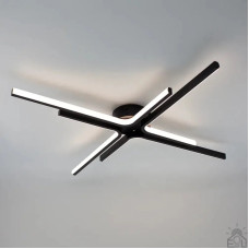 Управляемая светодиодная люстра ESTA 70W 4L-770x60-BLACK-220-IP20 Esllse