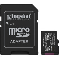 Kingston microSD128GB C10 UHS-I A1 V10 R150MB/s Карта пам'яті