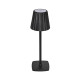Настільна лампа акумуляторна LED 3W 3CCT 80 lm 100-240V АС/5VDC Type-C чорна (050-001-0001-020)