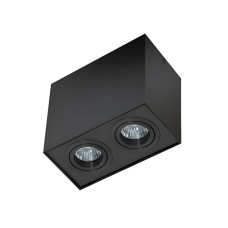 Точковий світильник спот Azzardo AZ2138 Eloy GU10 2x50W IP20 чорний
