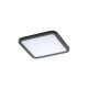 Точковий світильник Azzardo AZ4377 Slim Square LED 1x11W 4000K 871Lm IP44 чорний