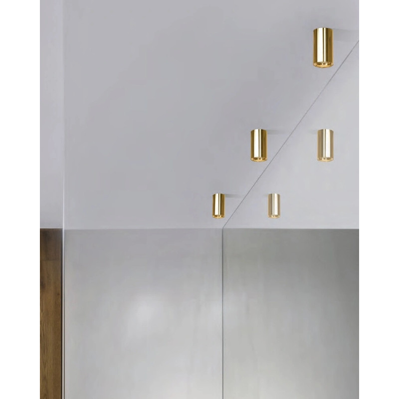 Точковий світильник Azzardo AZ5239 Eiger GU10 1x50W IP54 золотий