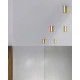Точковий світильник Azzardo AZ5239 Eiger GU10 1x50W IP54 золотий