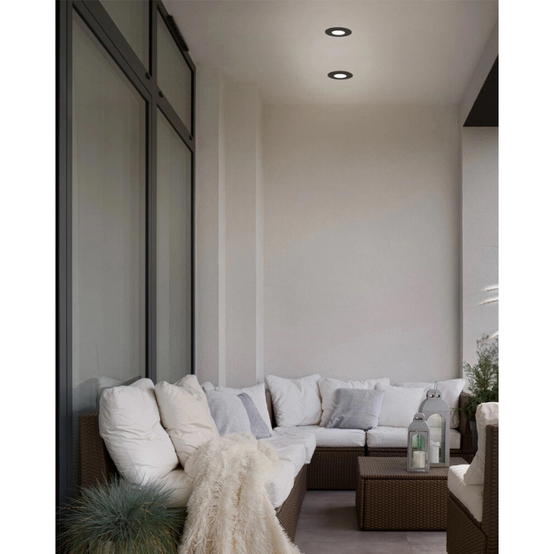 Точковий світильник Azzardo AZ5390 Romolo R GU10 1x50W IP65 чорний