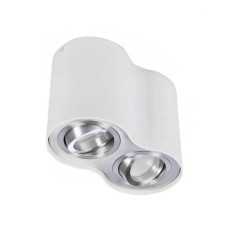 Точковий світильник спот Azzardo AZ0784 Bross GU10 2x50W IP20 білий