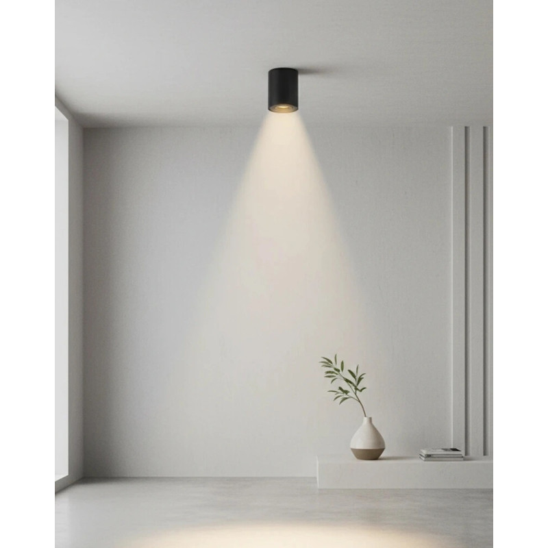 Точковий світильник спот Azzardo AZ2135 Bross GU10 1x50W IP20 чорний